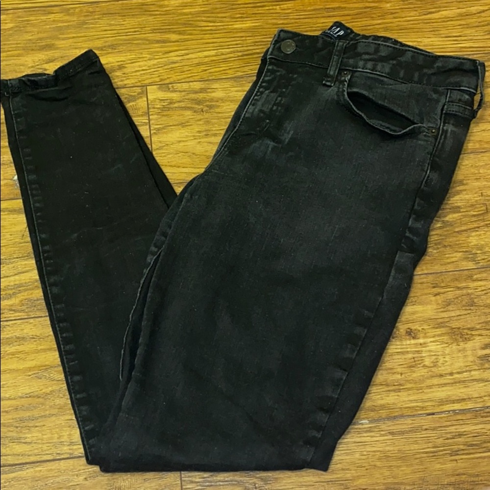 Gap Mid Rise Black Sculpted Legging